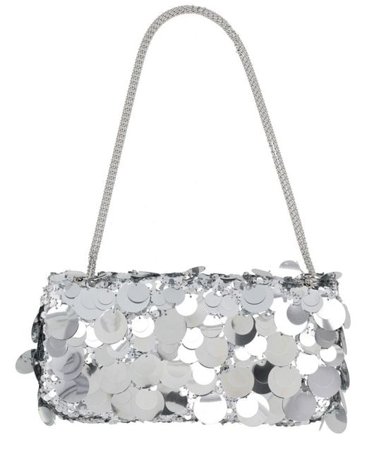 Rabanne Metallic Mini Sparkle Handbag
