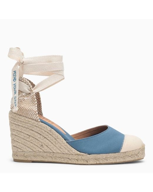 Castañer Denim Espadrilles in Blue Lyst