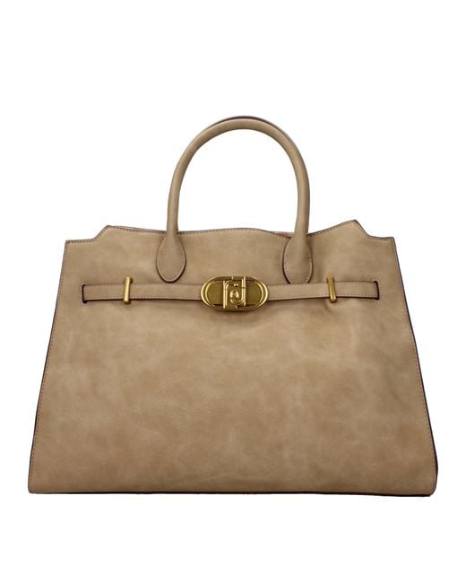 Liu Jo Handtassen Nadie Vrouwen Polyester Beige/leer in het Natural