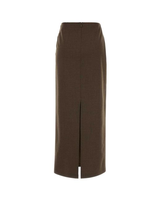 Jil Sander Brown Skirt 148