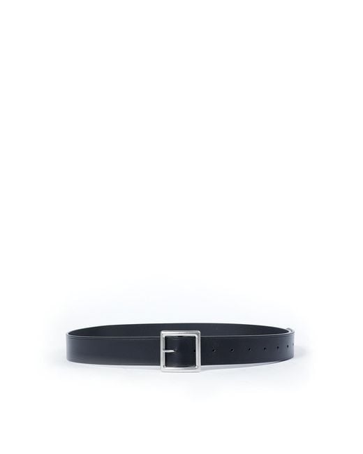 Ann Demeulemeester White Iklil 3,5 Cm Belt
