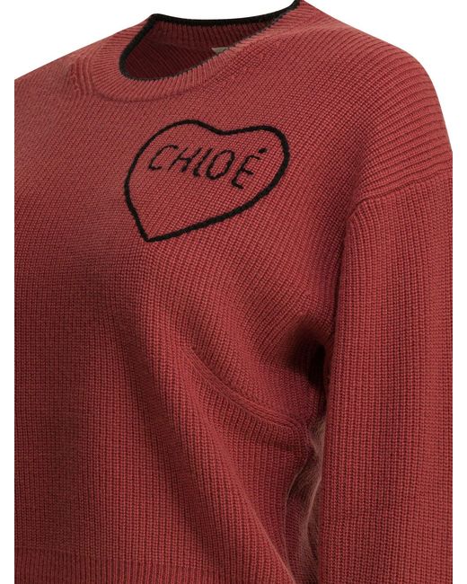Chloé Gebreide Kleding in het Red