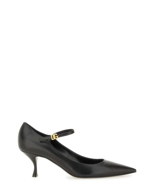 Dolce & Gabbana Black Leather Pumps