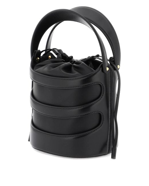 Alexander McQueen Bucket Bag Bij De Oprijgelijke Bucket Bag in het Black