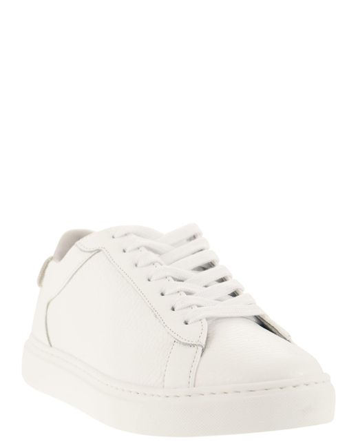 Fabiana Filippi Lederen Sneakers in het White