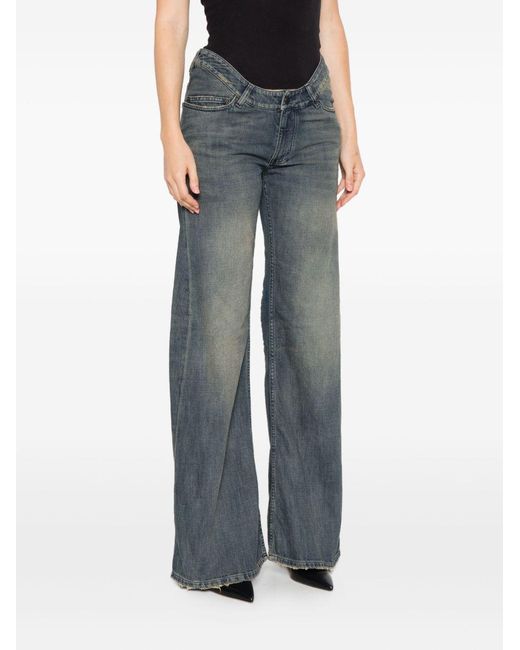 Balenciaga Gray Denim Cotton Jeans