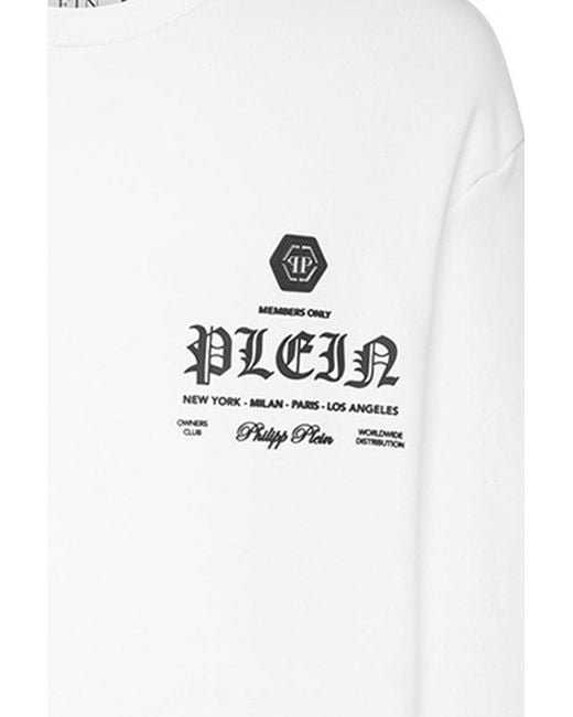 Blanco Philipp Plein de hombre de color White