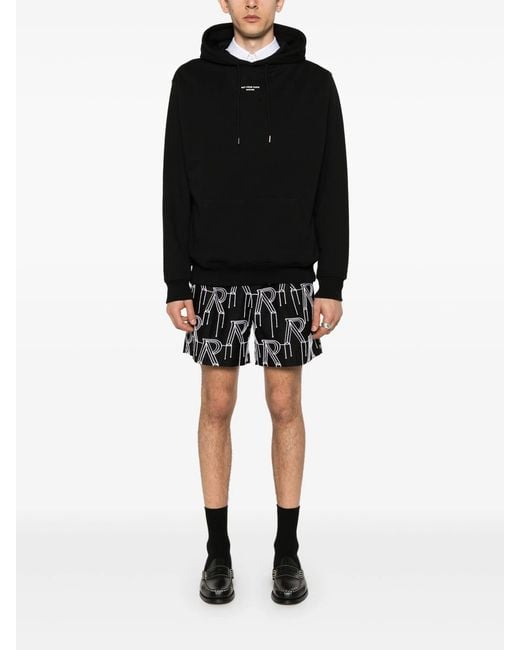 Drole de Monsieur Black Classic Slogan Hoodie