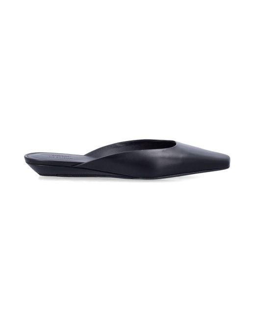 Loulou Blue Flat Shoes