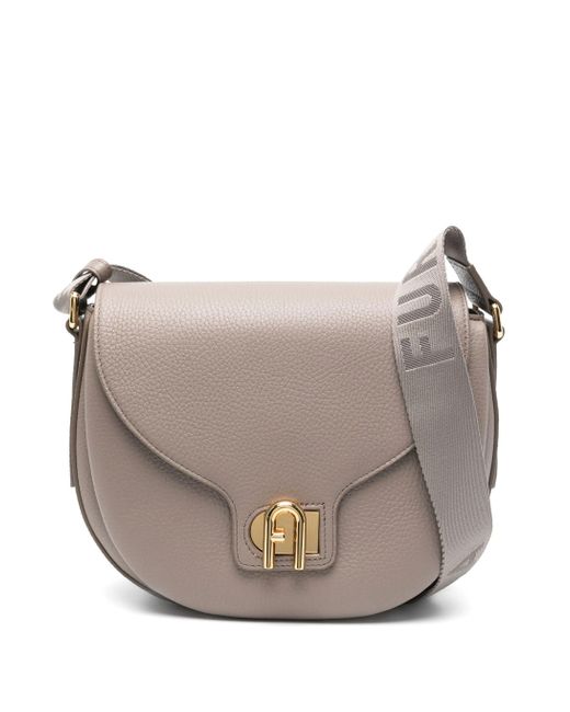 Furla Gray Der Lotus S Crossbody