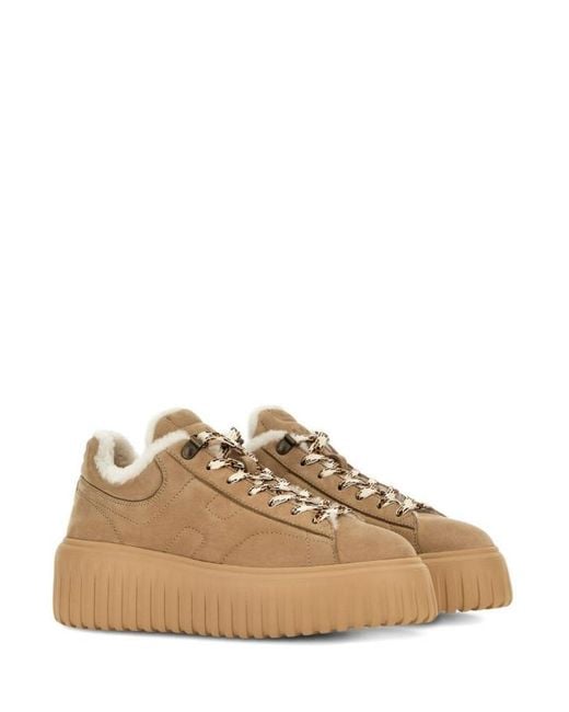 Hogan Brown H Stripes
