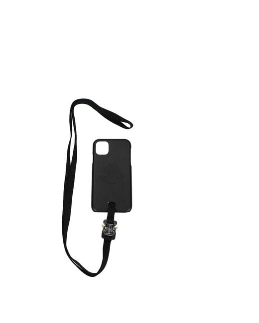 Moncler Black I Phone Case I Phone 11 Leather