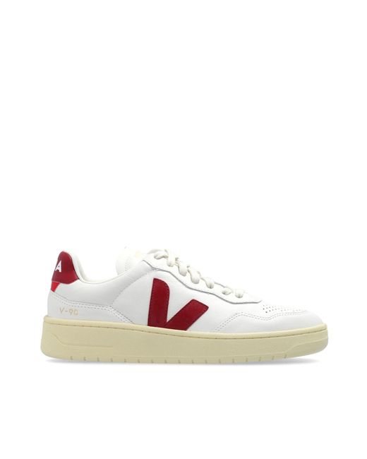 Veja Red Sneaker gegen 90 Leder weiß/Marsala