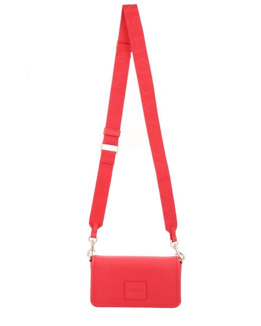 Marc Jacobs Red 'The Leather Mini Bag' Crossbody Bag