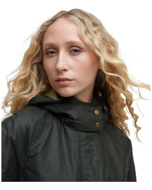 Barbour Black Cannich Wax Hooded Jacket
