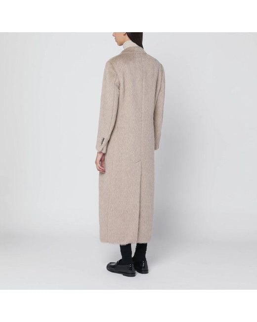 Tagliatore Natural Double-Breasted Coat