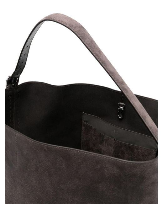 Totême  Brown Leather Belted Tote