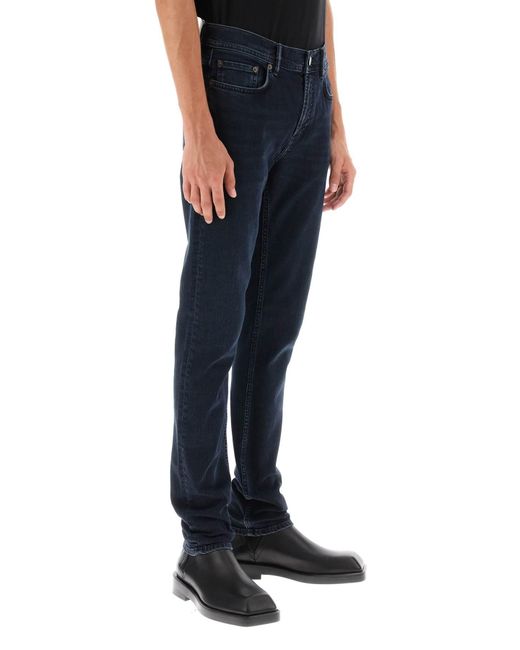 Acne Blue Organic Denim Slim Jeans for men