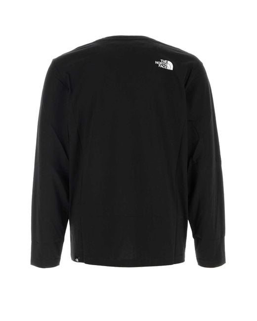 The North Face Black Cotton Blend T-Shirt for men