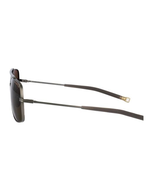 Dita Eyewear Metallic Aviator Sunglasses Dls138 A 03 03