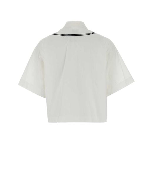 KENZO White Poplin Shirt