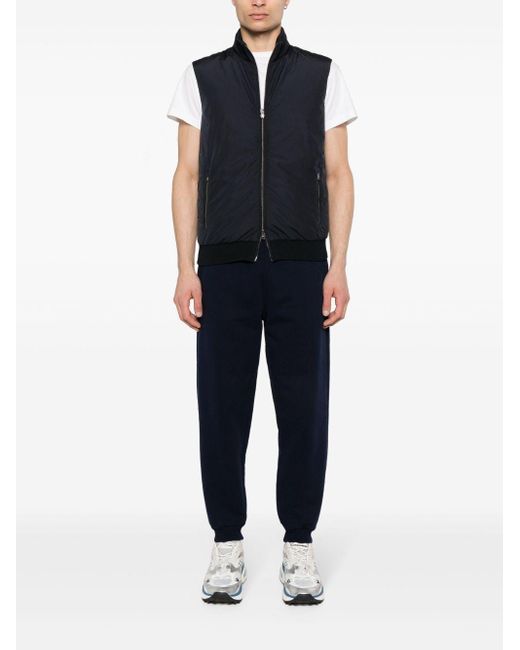 Chaleco con diseño de paneles Herno de hombre de color Black