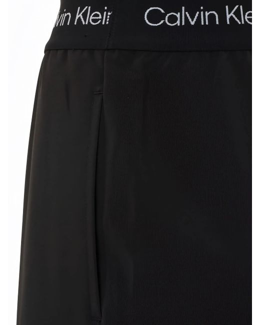 Calvin Klein Brede Pijpenbroek in het Black
