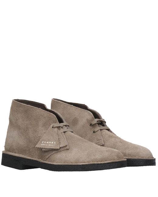 Clarks Gray Boots for men
