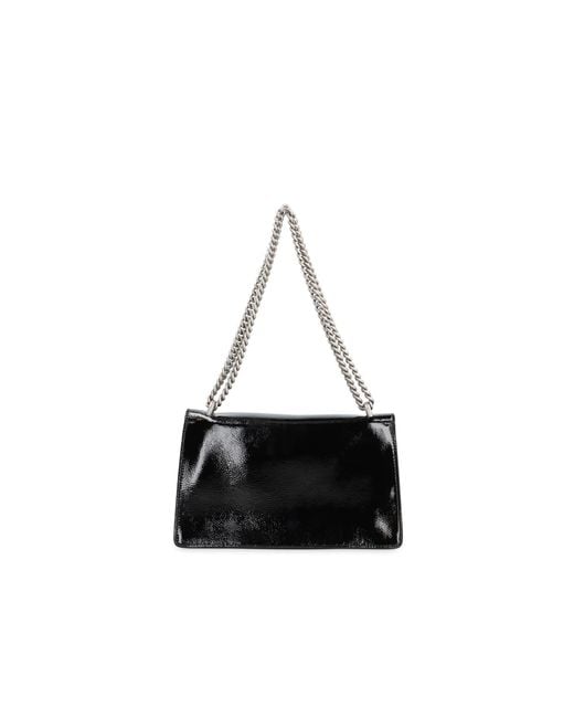 Gucci Black Schwarze Leder-Schultertasche Aw24