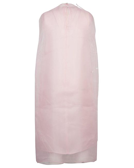 Prada Pink Voile Tec Mini Dress