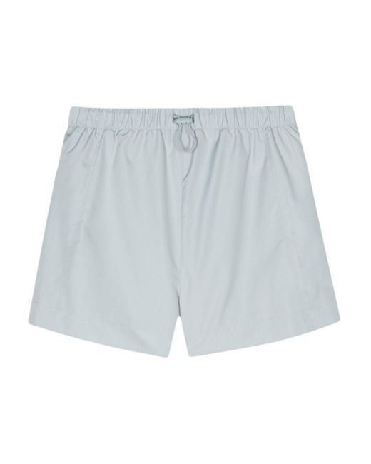 Fendi Blue Adjustable Drawstring Shorts For