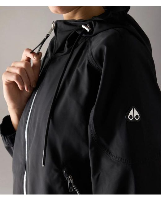 Moose Knuckles Black Elevate Hooded Jacket