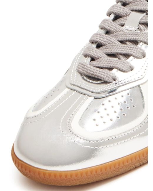 Alohas White Tb.490 Rife Shimmer Cream Leather Sneakers