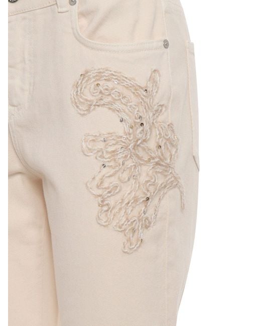 Ermanno Scervino Natural Trousers