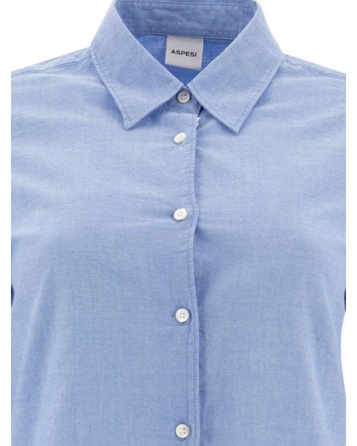 Aspesi Blue Camicia