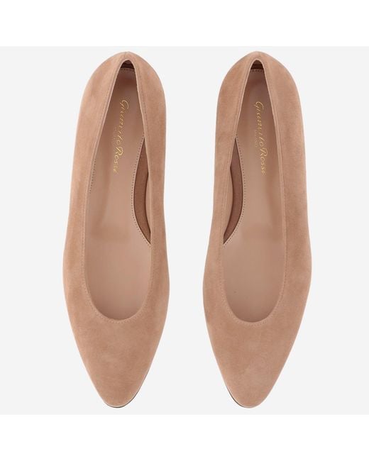 Gianvito Rossi Brown Ballerinas