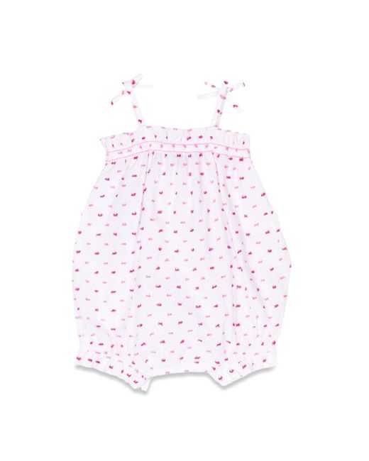 Emporio Armani Pink Romper With Fine Straps