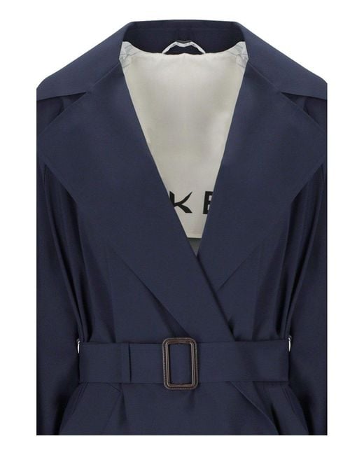 Weekend by Maxmara Blue Fatto Trench Coat