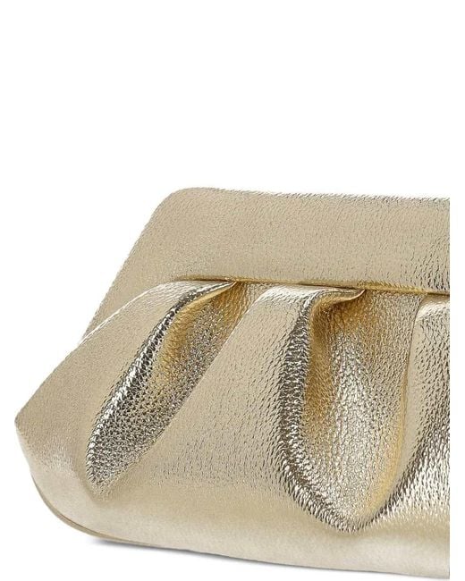THEMOIRÈ Metallic Gea Laminated Clutch