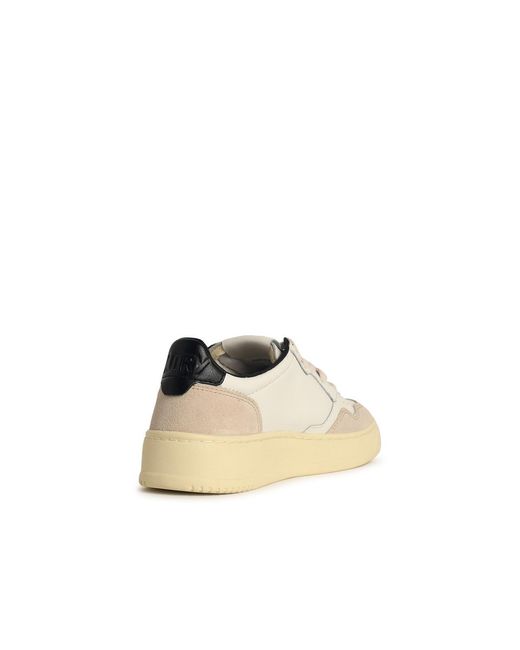 Autry Natural Medialist' Leather Sneakers