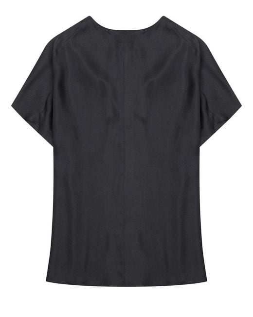 Alysi Black Mini Stylish Top