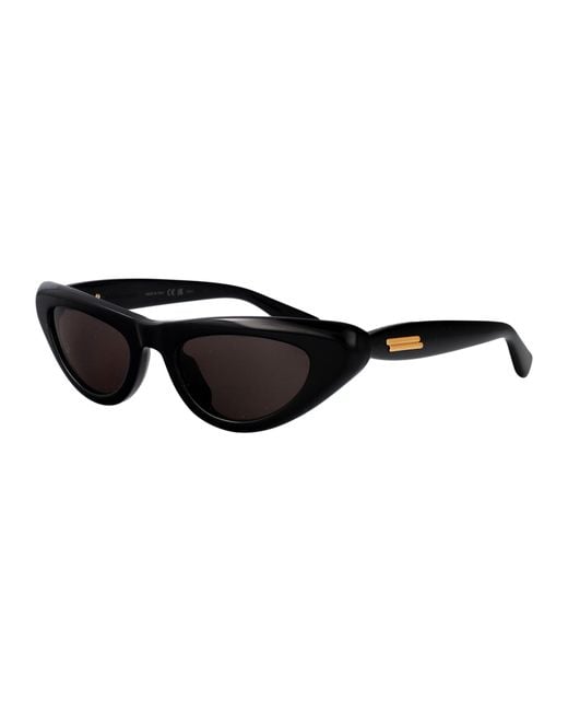 Bottega Veneta Black Acetate Sunglasses