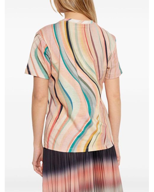 Paul Smith Pink Swirl T-Shirt