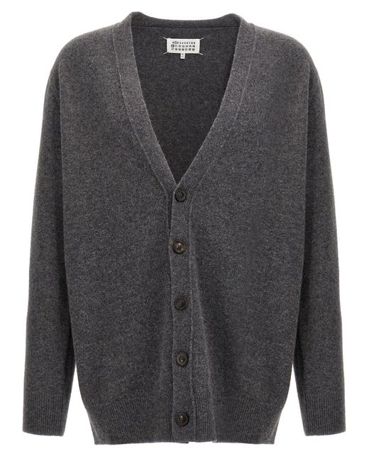 Wool Cardigan Maison Margiela pour homme en coloris Gray