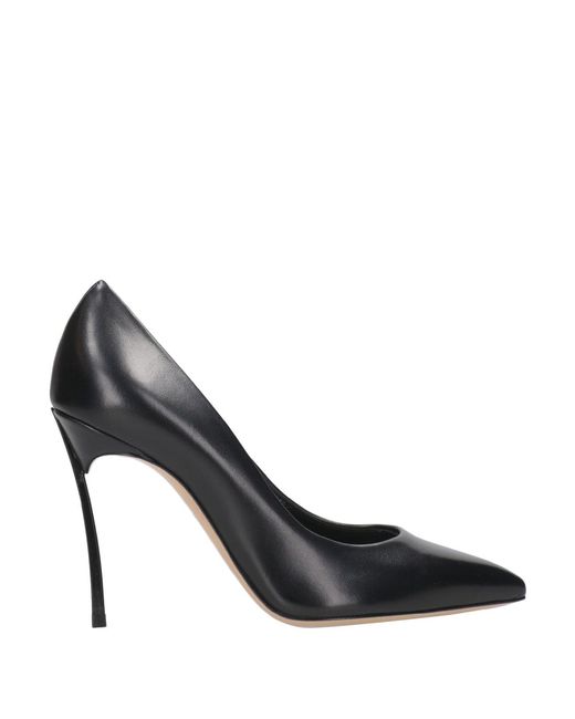 Casadei Black Mit Ferse schwarz