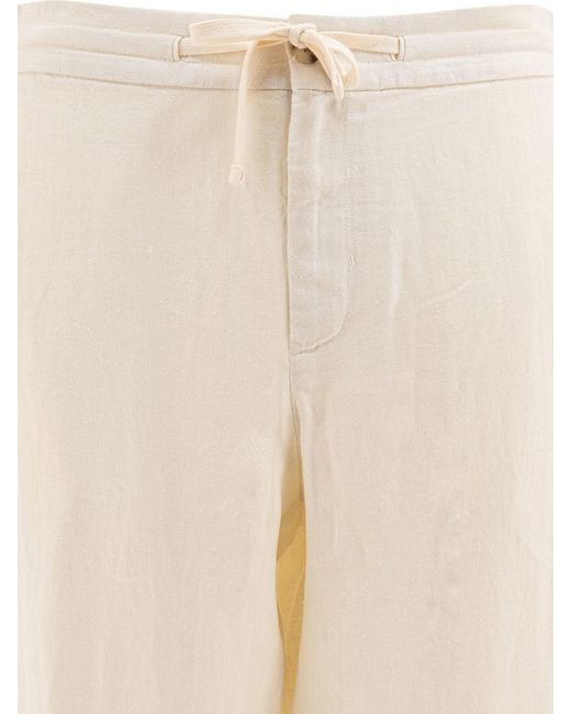 Vince Natural Hemp Trousers for men