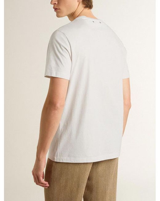 Golden Goose Deluxe Brand White T-Shirts And Polos for men