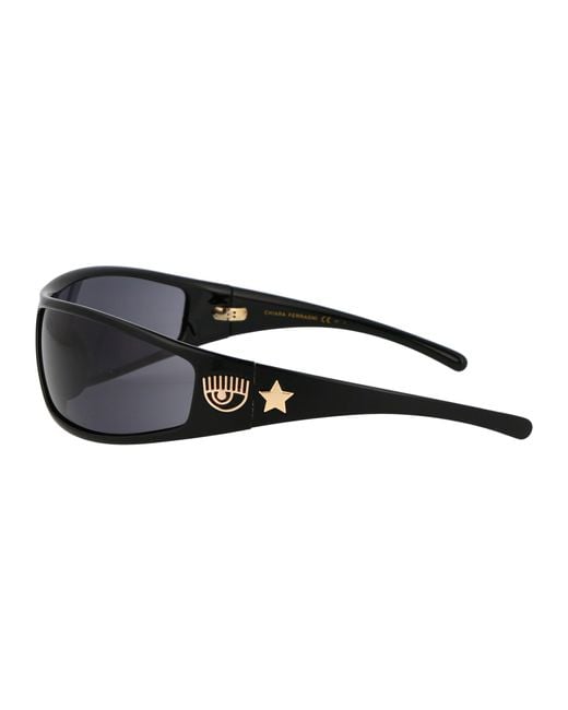 Chiara Ferragni Black Sunglasses