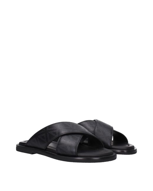 Dior Black Ciabatte E Zoccoli Alias Uomo Pelle Nero for men