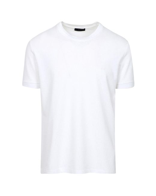 Fay T -Shirts und Polos weiß in White für Herren